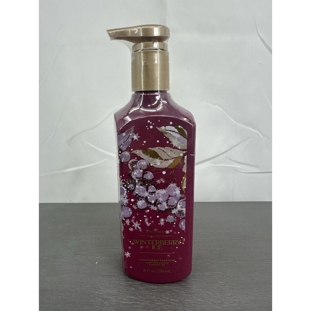 White Barn Bath & Body Works Cleansing Gel Hand Soap WINTERBERRY ICE‎ New Sealed